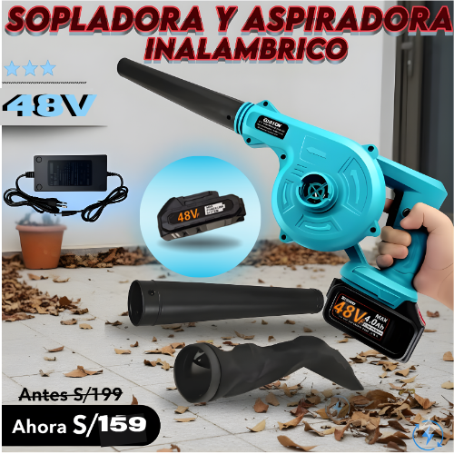 Aspiradora & Sopladora Portátil 48V