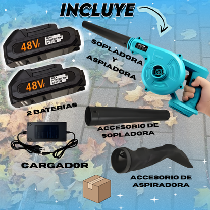 Aspiradora & Sopladora Portátil 48V