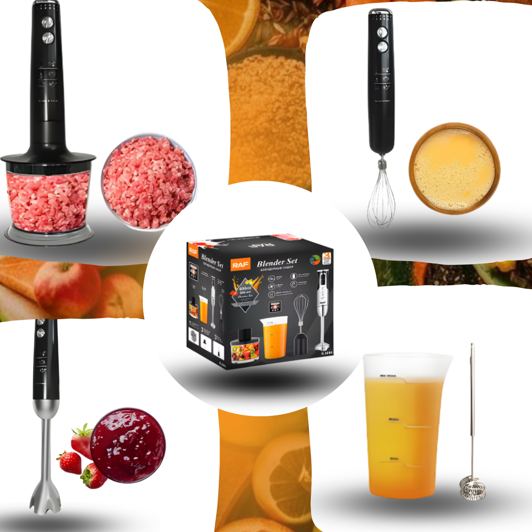 LICUADORA DE MANO POTENTE  4 EN 1 RAF