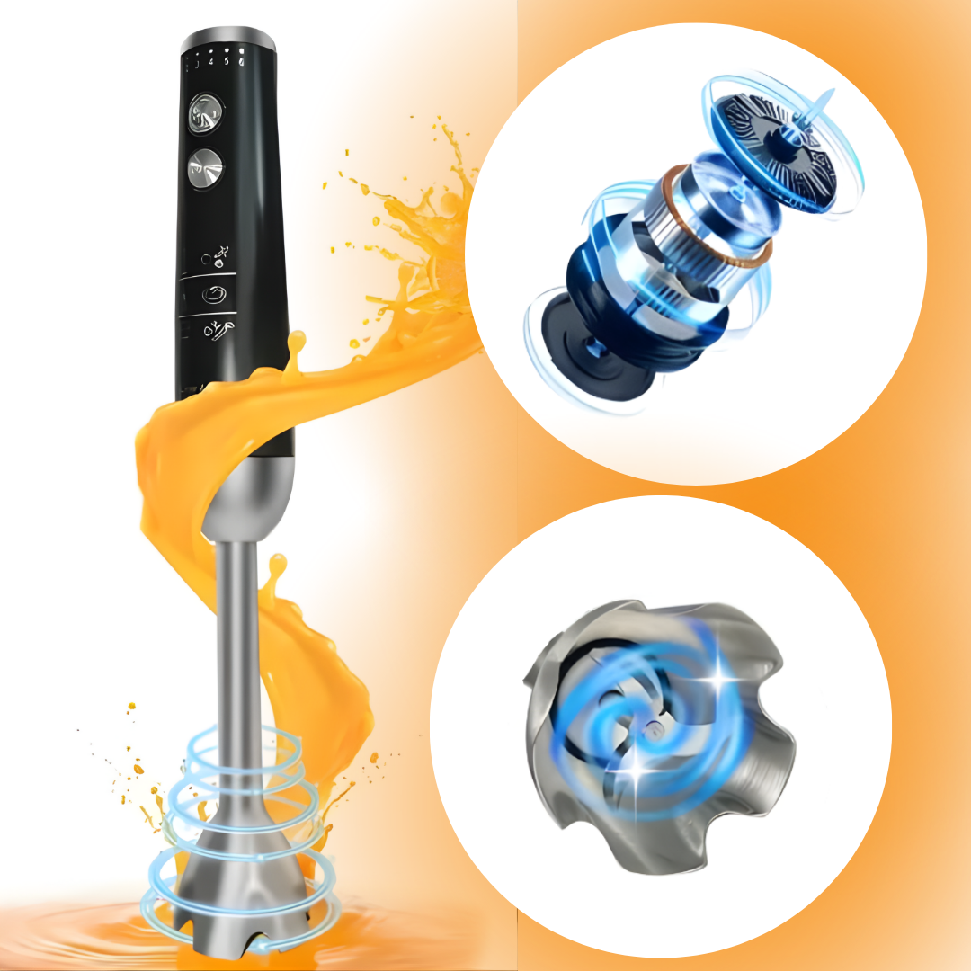 LICUADORA DE MANO POTENTE  4 EN 1 RAF