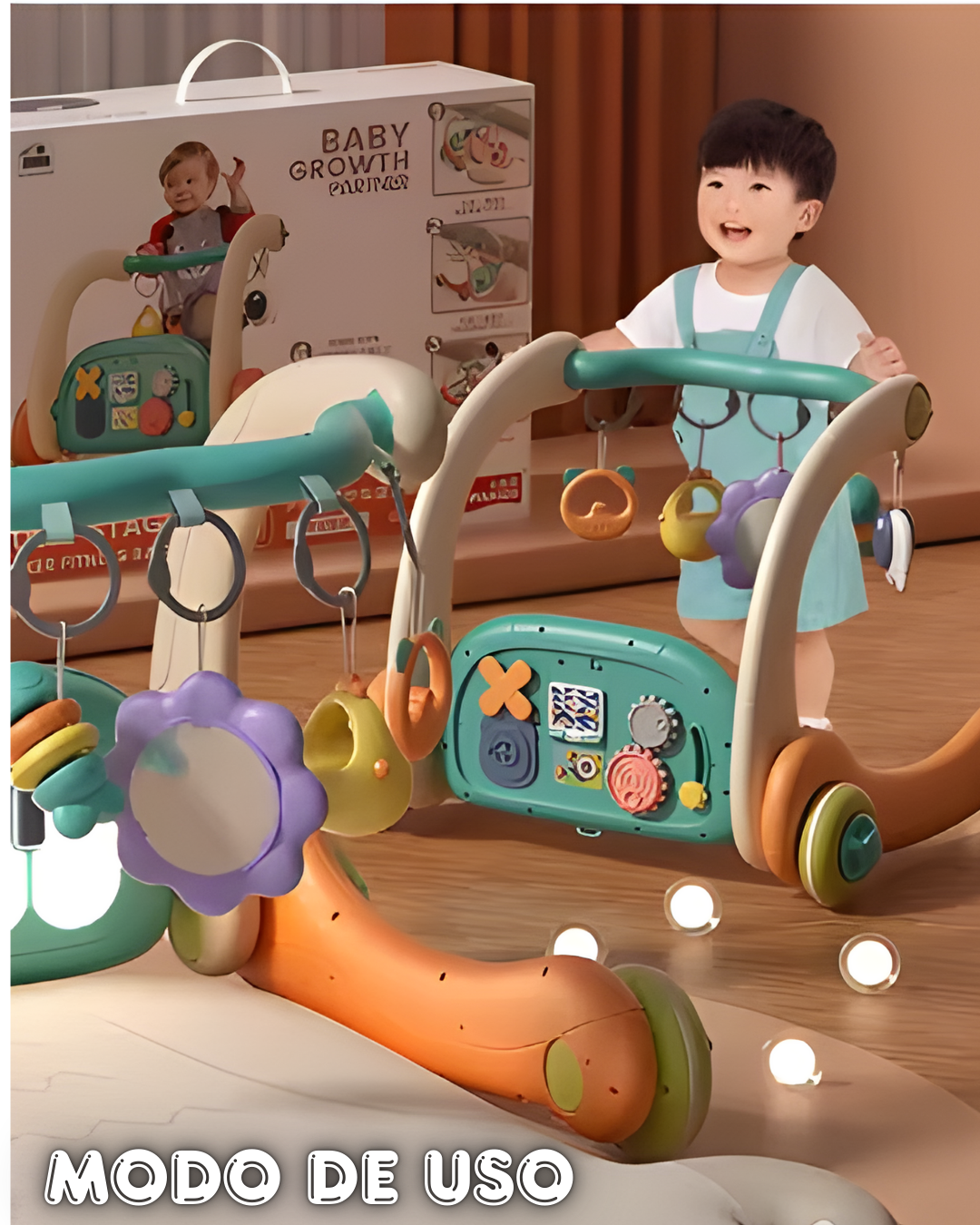 GIMNASIO CAMINADOR PARA BEBE 2 NE 1