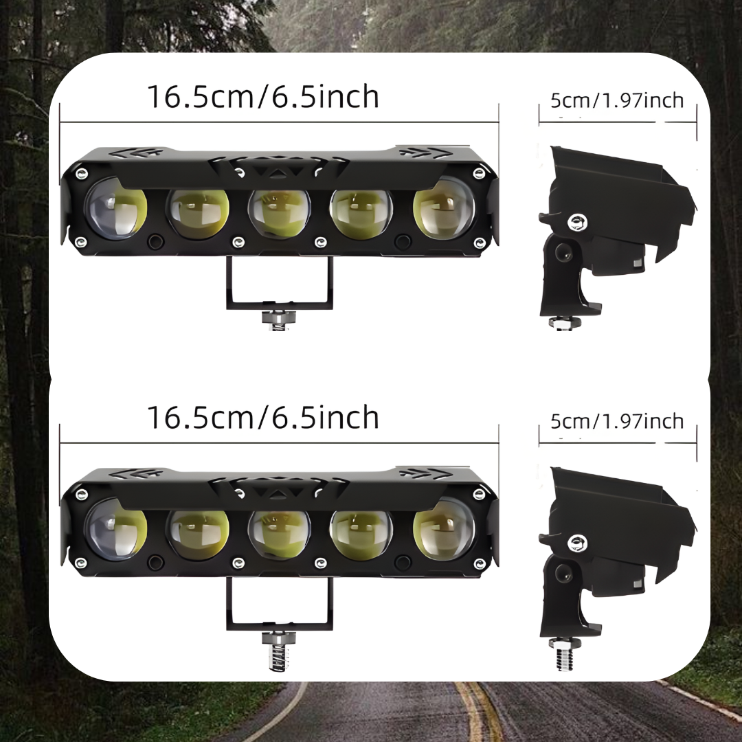 Kit de Faros LED Duales 10 Lentes