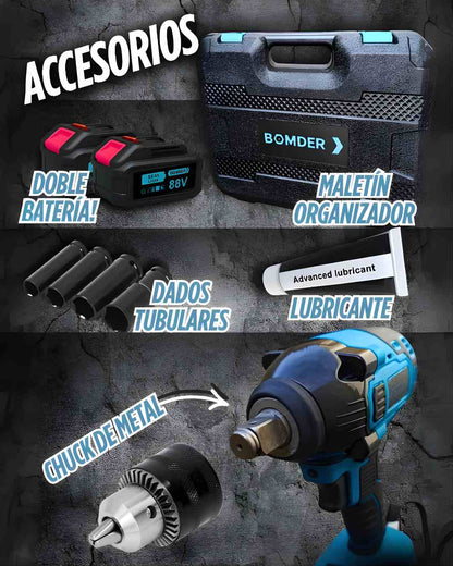 Llave de impacto Bomder 88v