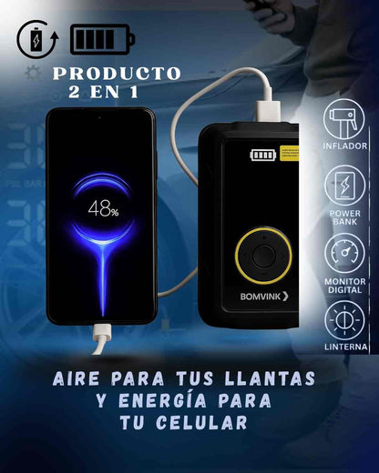 Comprensor De Aire Digital Portátil