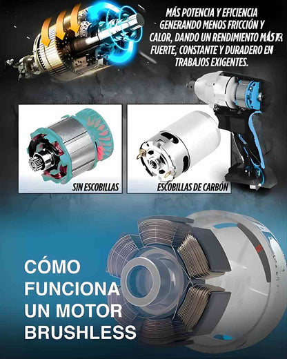 Llave de impacto Bomder 88v